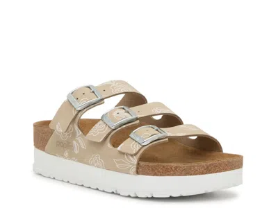 Birkenstock Papillio By  Florida Flex Platform Sandal In Brown