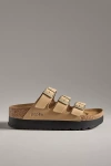 Birkenstock Papillio Florida Iii Flex Womens Nubuck Platform Sandals