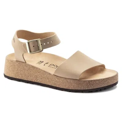 Birkenstock Papillio By  Glenda Strappy Women's 10-10.5 Sandcastle Sandal Fzp146 (sandcastle,10-10.5) In Multi
