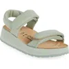 Birkenstock Papillio By  Theda Platform Wedge Sandal In Pure Sage