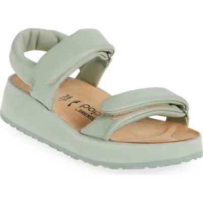 Birkenstock Papillio By  Theda Platform Wedge Sandal In Pure Sage