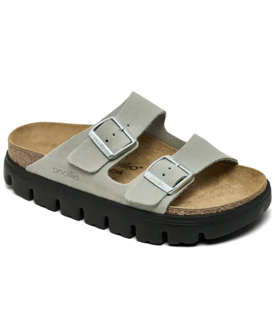 Birkenstock Papillio By  Women's Arizona Chunky Suede Leather Platform Sandals From Finish Line In Multi