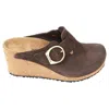 Birkenstock Papillio Fanny Ring Buckle In Roast In Brown
