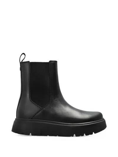 Birkenstock Papillio Leather Chelsea Boots In Black