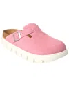 Birkenstock Boston Chunky Mule In Pink