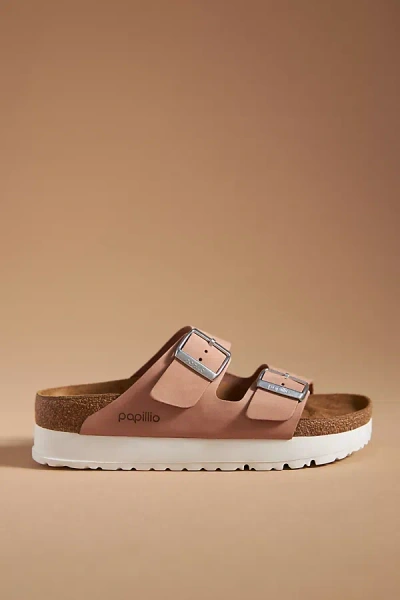 Birkenstock Papillo By  Arizona Platform Sandals In Pink