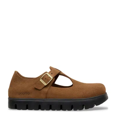 Birkenstock Paris Chunky In Brown