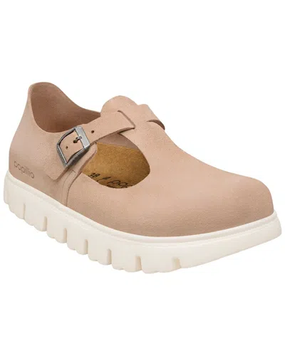 Birkenstock Paris Chunky Suede Sandal In Brown