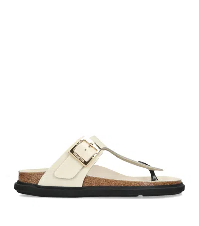 Birkenstock Gizeh Buckle-fastening Sandals In Neutral
