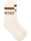 Birkenstock Patterned Socks In Orange