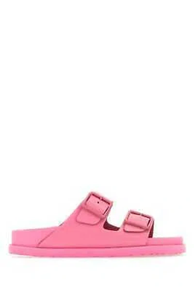 Pre-owned Birkenstock Pink Leather Arizona Avantgarde Slippers