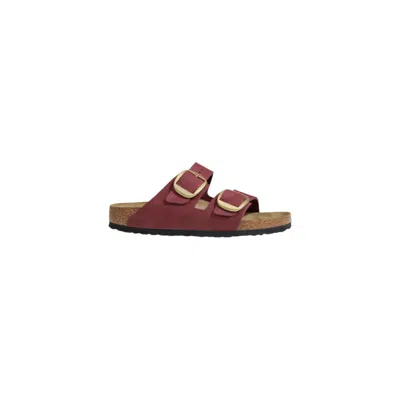 BIRKENSTOCK PINK NUBUCK LEATHER SANDAL