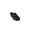 Birkenstock Sandals With Buckle Strap And Open Back In Black