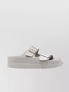 Birkenstock Platform Sandals Asymmetric Toe In Gray