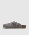 Birkenstock X Jesse Leyva Quilted Boston Sandal In Stone Coin