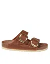 Birkenstock Raffia Bag That Can Be Carried By Hand Or Over The Shoulder In Brown
