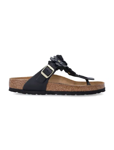 Birkenstock Refined Gizeh Mini Thong Sandals In Black
