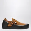 BIRKENSTOCK BIRKENSTOCK REYKJAVIK MINK COLOURED NUBUCK LEATHER SHOE