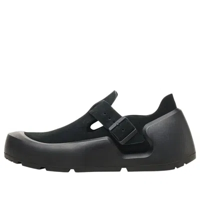 BIRKENSTOCK BIRKENSTOCK REYKJAVIK NUBUK LEATHER SHOES 'BLACK'