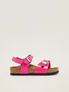 Birkenstock Rio Birko Flor Sandal In Pink