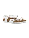 Birkenstock Girls' Rio Sandals - Toddler, Little Kid In White