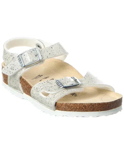 Birkenstock Rio Sandal In Silver