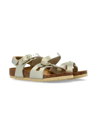 Birkenstock Kids' Rio Sandals In Gold