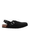 Birkenstock Tokio Shearling Slipper Slippers Black In Black