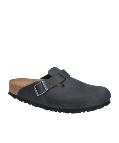 Birkenstock Round Head Muller Shoes In Black
