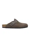 Birkenstock Boston Mule In Brown