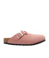 Birkenstock Round Head Muller Shoes In Pink