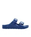 Birkenstock Blue Slippers For Kids In Blue