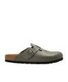 Birkenstock Boston Slippers In Brown
