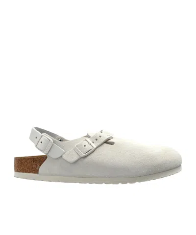 Birkenstock Round Head Slippers In Gray