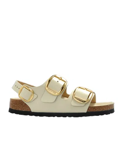 Birkenstock Round-headed Flat Sandals In Nude