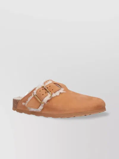 Birkenstock Round Toe Cork Sole Slippers