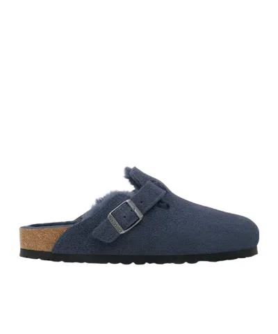 Birkenstock Round-toe Flat Casual Shoes In Blue