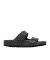 Birkenstock Arizona Double-buckle Slide Sandals In Gray