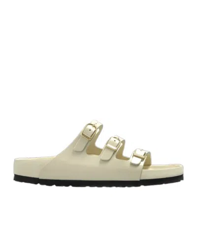 BIRKENSTOCK FLORIDA TRIPLE-BUCKLE SLIDE SANDALS