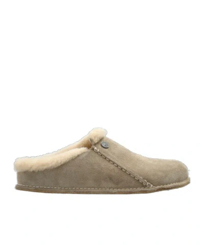 Birkenstock Zermatt Premium Suede Slippers In Brown