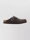 Birkenstock Boston Oiled Sabot In Habana Leather In Brown