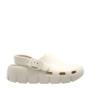 Birkenstock Round Toe Sandals In Cream