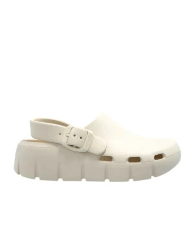 Birkenstock Kids' Round Toe Sandals In White