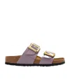 Birkenstock Arizona Hammered Big Buckle Slide Sandal In Multicolor