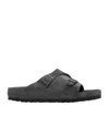 Birkenstock Zurich Suede Slides In Gray