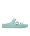 Birkenstock X Papillio Florida Rubber Slides In Green