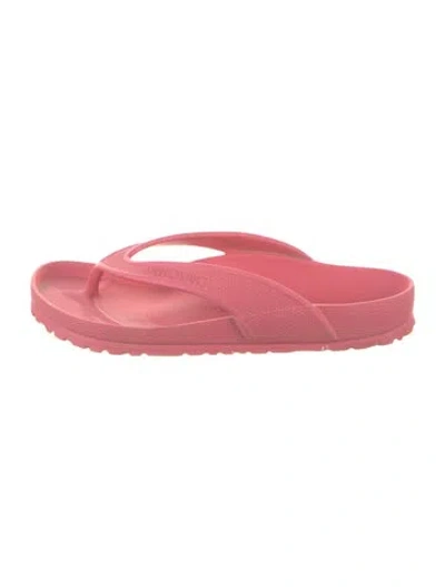 Pre-owned Birkenstock Rubber Flats In Pink