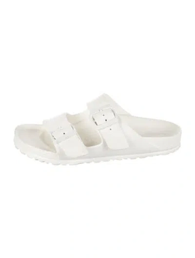 Pre-owned Birkenstock Rubber Flats In White