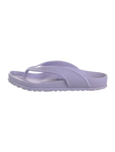 Pre-owned Birkenstock Rubber Flip Flops In Purple