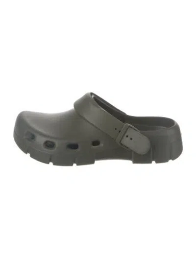 Pre-owned Birkenstock Rubber Mules In Green